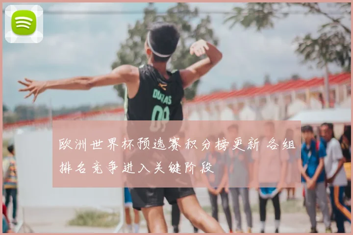 欧洲世界杯预选赛积分榜更新 各组排名竞争进入关键阶段